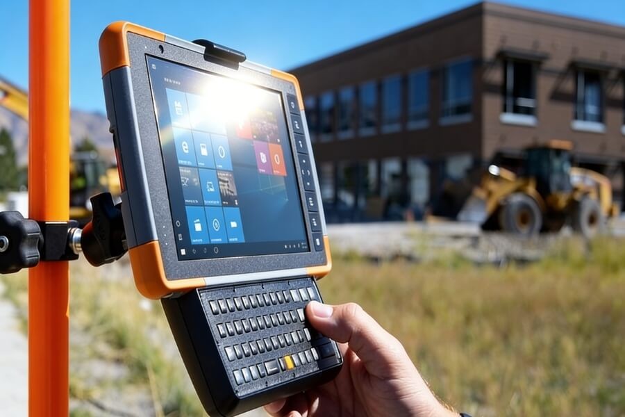 reflective LCD display with sunlight readability in outdoor environment